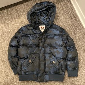 Appaman boys Stargazer camo puffer, size 6, NWT